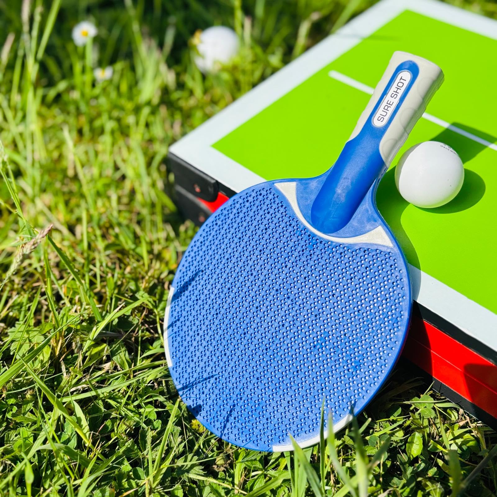 Sure Shot Bate de Tenis de Mesa para Exteriores Matthew Syed, Azul, Talla única