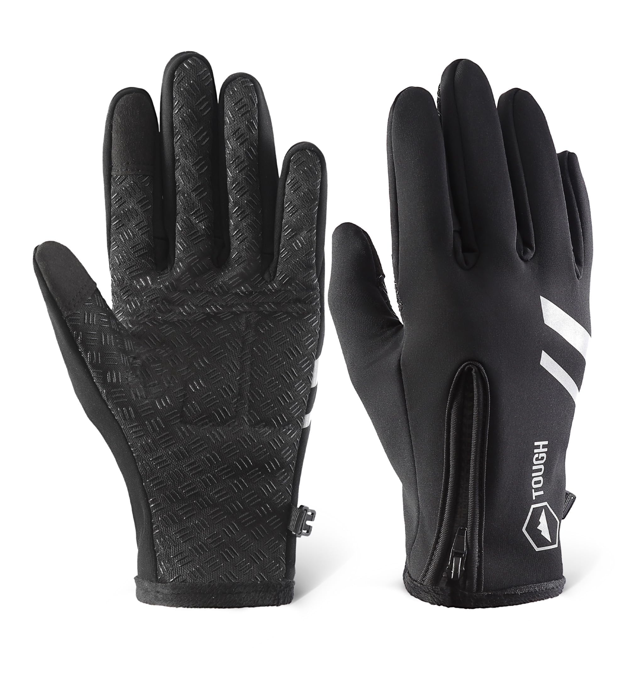 Winter Cycling Gloves - Biking Gloves for Cold Weather - Winter Bike Gloves - Warm & Thermal Cycling Gloves - Touch Screen Gloves - Windproof Cold Weather Bike Gloves - Winter MTB, Dirt Bike Gloves