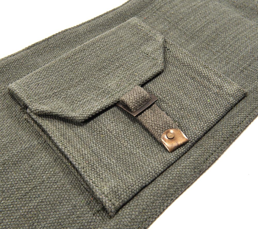 World War Supply British Lee Enfield Canvas Rifle Case OD Marked JT&L London 1944"