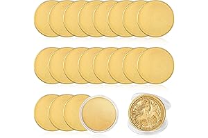 ComMarker 20-Piece Brass Coin Blanks for Engraving