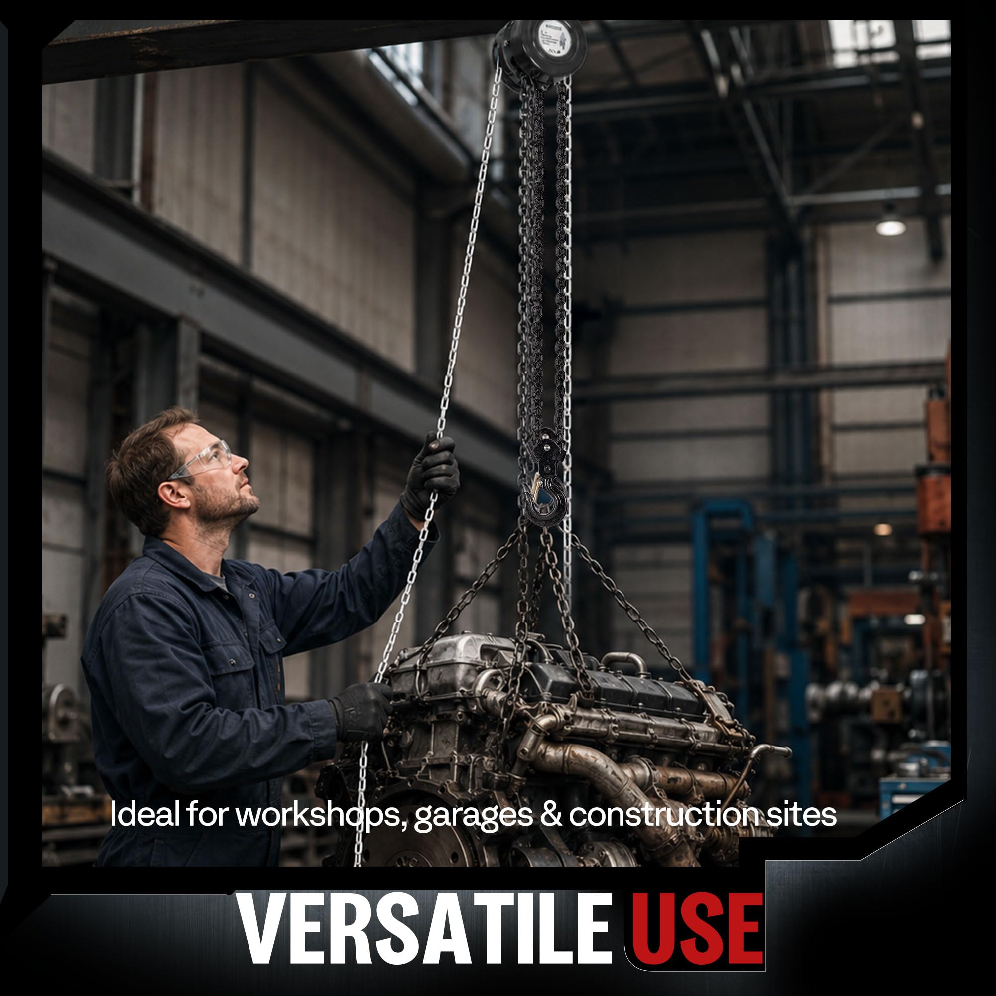 2 Ton Hand Chain Hoist - Heavy Duty Lifting -7 2 Ton Hand Chain Hoist - Heavy Duty Lifting -7