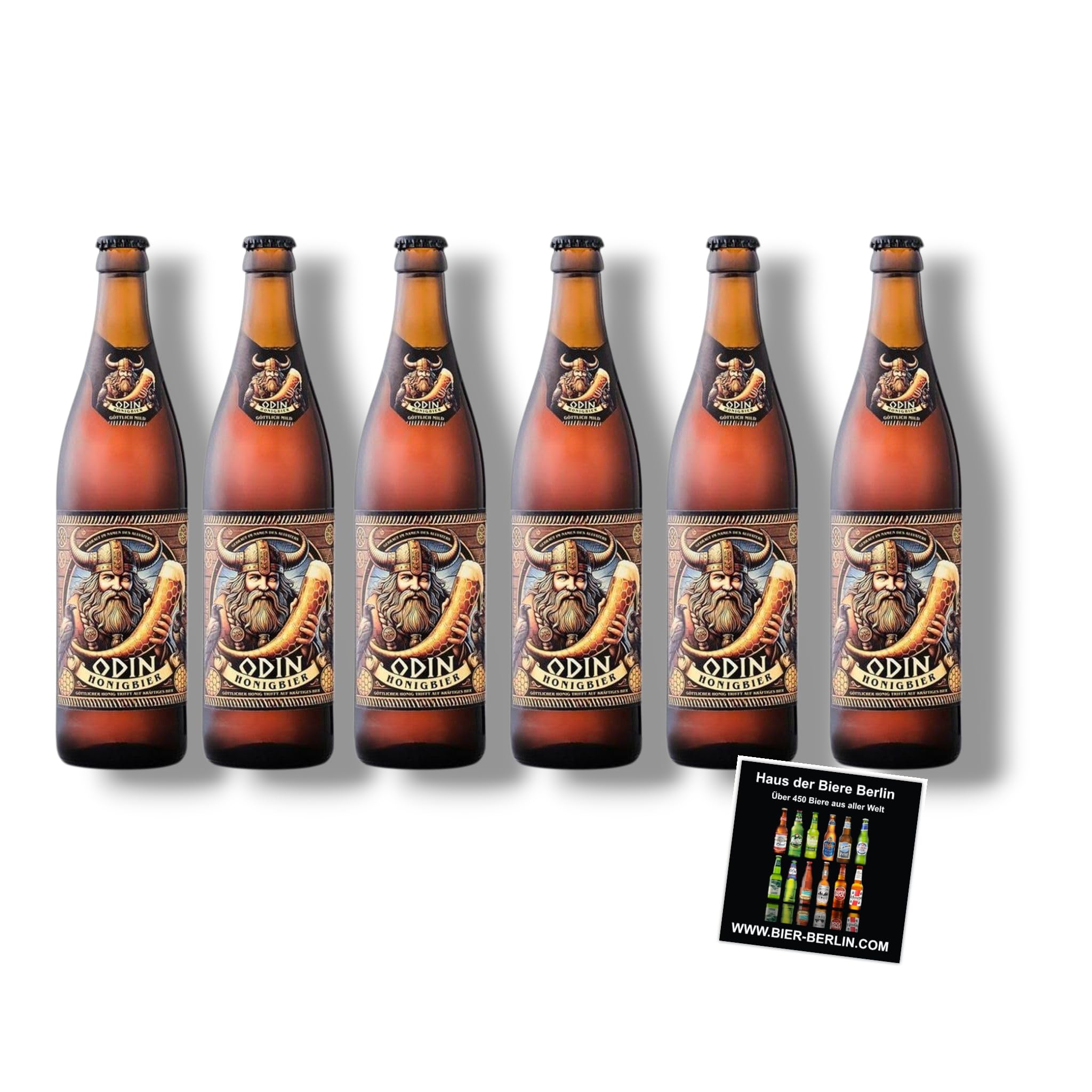 Odin Trunk Honigbier 6 x 0,5 Liter 5.4 % Vol Deutschland inc. 0.48€ MEHRWEG Pfand