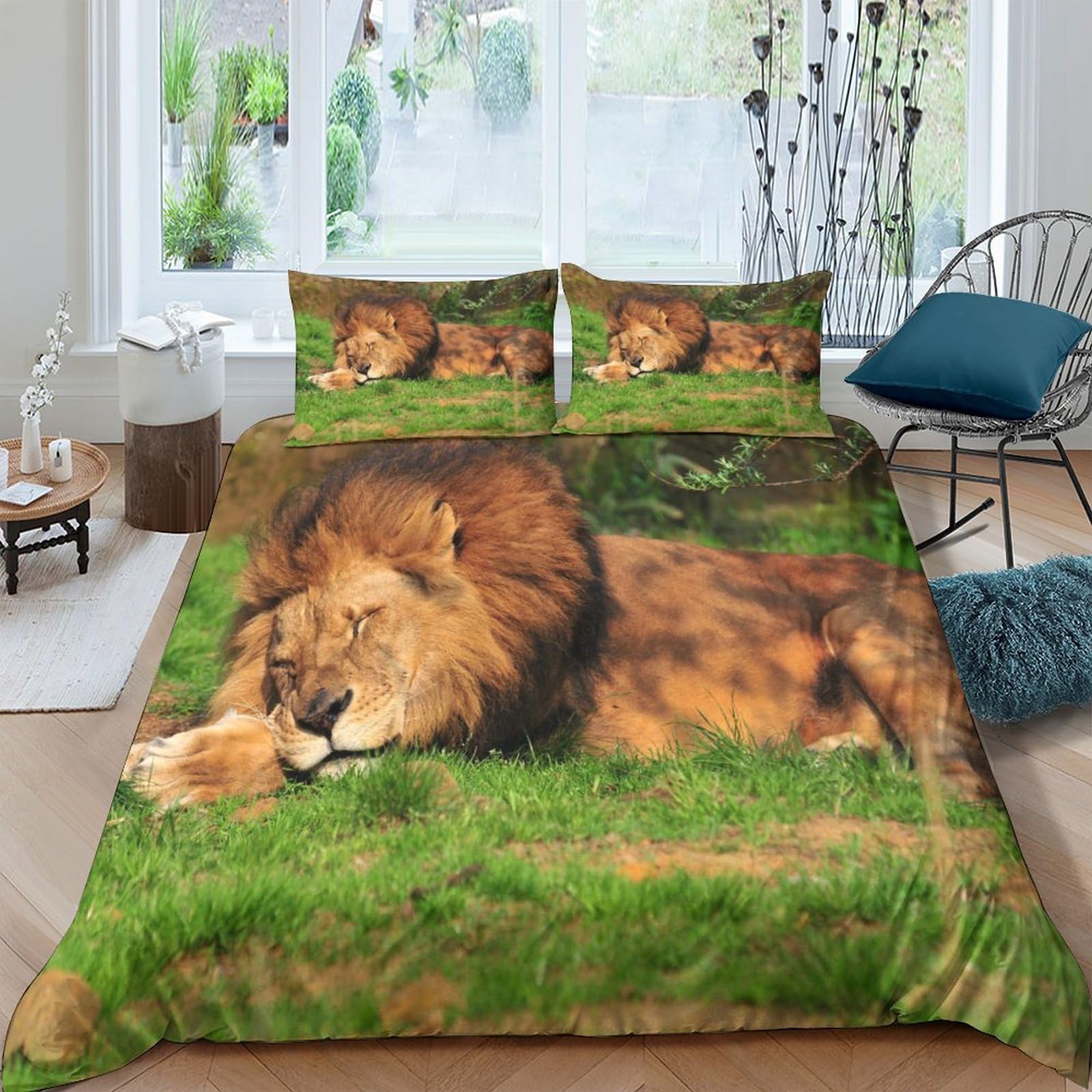 Housse de couette enfant impression 3D grand format 220x240 anti-décoloration