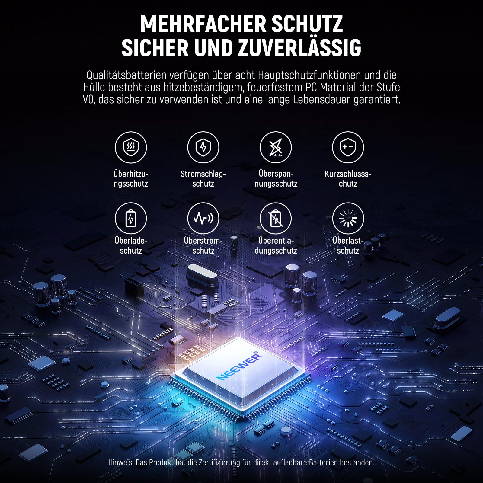 NEEWER 10500mAh NP-F970 Battery Kamera Akku Ersatzakku, PD 45W Schnellladung, OLED/USB A/USB C, für Camera Monitor Kompatibel mit Sony FX3 FX30 A7IV A7SIII Canon R5 R6 Nikon Z8, NW-F970U
