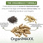 Supplément d'ashwagandha biologique 4X force 3 000 mg PAR CAPSULE UNIQUE, 120 capsules par bouteille Ashwagandha avec poivre noir pour une absorption améliorée. Fabriqué au Canada, végétalien, sans gluten et non-OGM