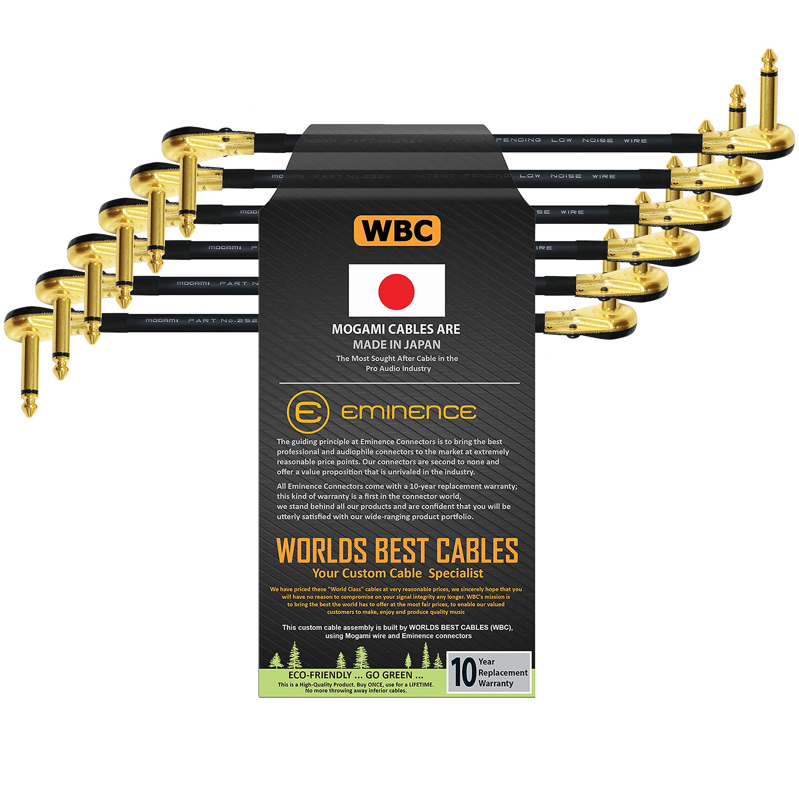 6 Units 12 Inch SShaped Pedal, Effects, Patch, Instrument Cable