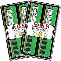 Vista 10 de A-Tech RAM de 16 GB (2 x 8 GB) para servidor en rack ASUS RS100-E9-PI2, RS200-E9-PS2, RS200-E9-PS2-F, RS300-E9-PS4, RS300-E9-RS4 DDR4 2400MHz