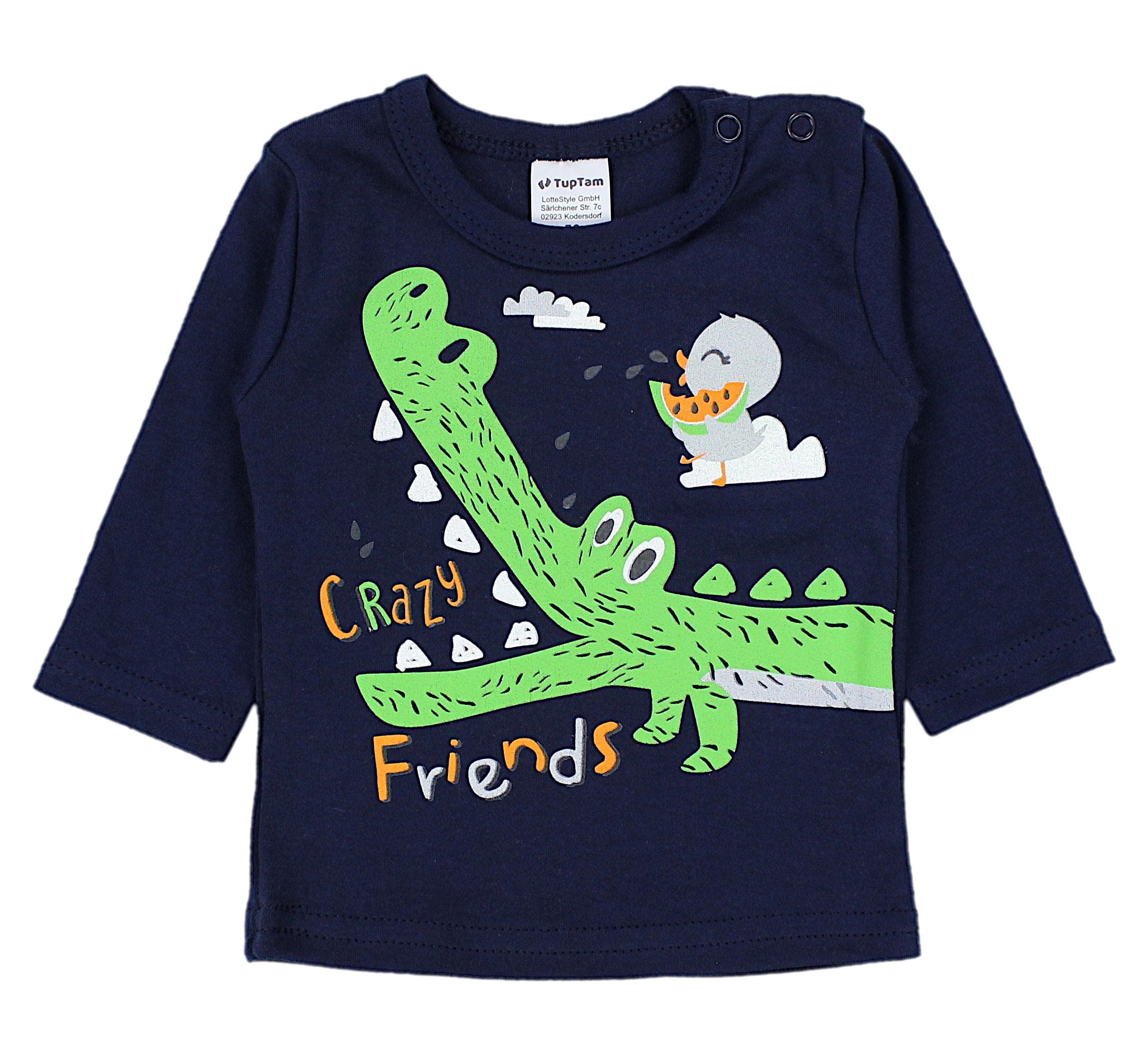 TupTam Camiseta de Manga Larga para bebé niño Set de 5