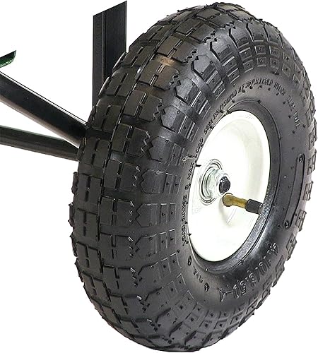 Miniatura 7 de Carrito remolcador con laterales plegables extraíbles de la marca Sunnydaze capacidad para 400 libras de peso