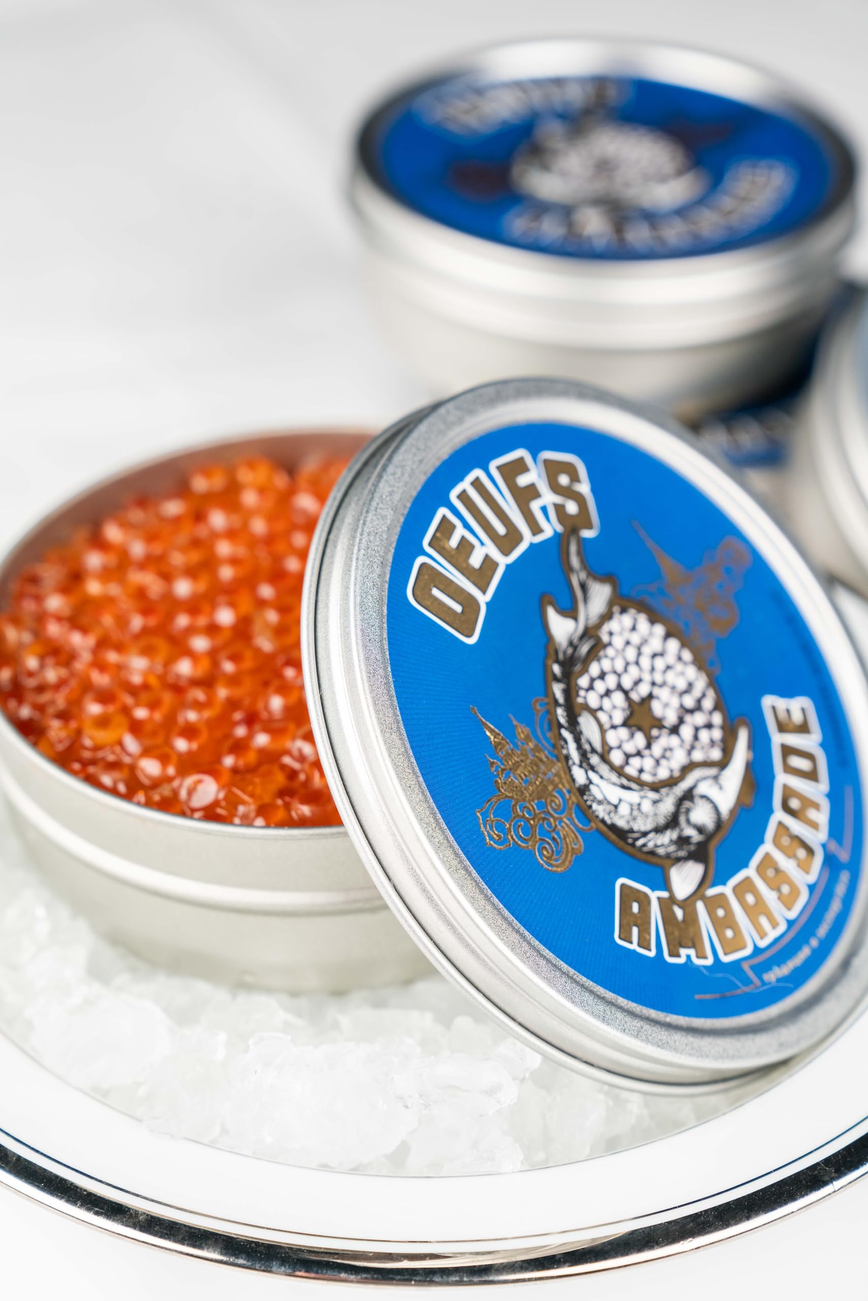Oeufs de Saumon Kéta Canadien 250g - Livraison réfrigérée - CAVIAR AMBASSADE