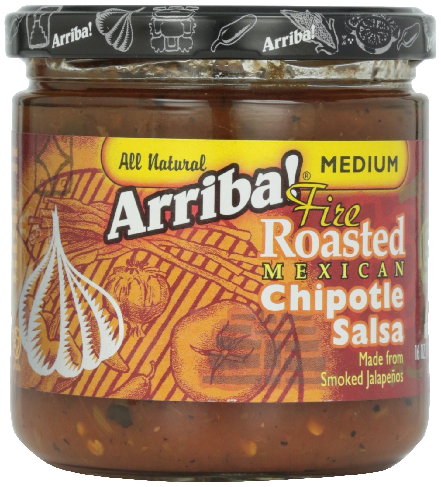 Arriba Chipotle Salsa, 16 oz