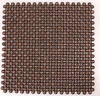 Vista 4 de Protector de asiento con cuentas de madera natural, almohadilla transpirable, fresca y cómoda para verano, cojín masajeador (cuadrado)