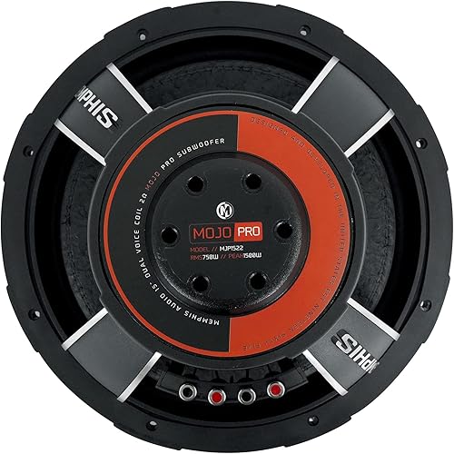 Miniatura 6 de Memphis Audio (2) Subwoofers de audio para automóvil MJP1522 15" 1500w MOJO Pro DVC de 2 ohmios