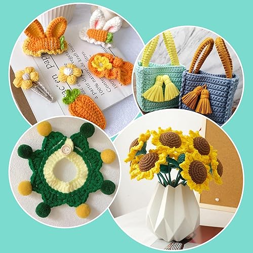 Miniatura 7 de Juego de 17 agujas de hilo, aguja de tejer, punta doblada, agujas de tapicería, agujas de coser para tejer, aguja de tejer roma de ojo grande con