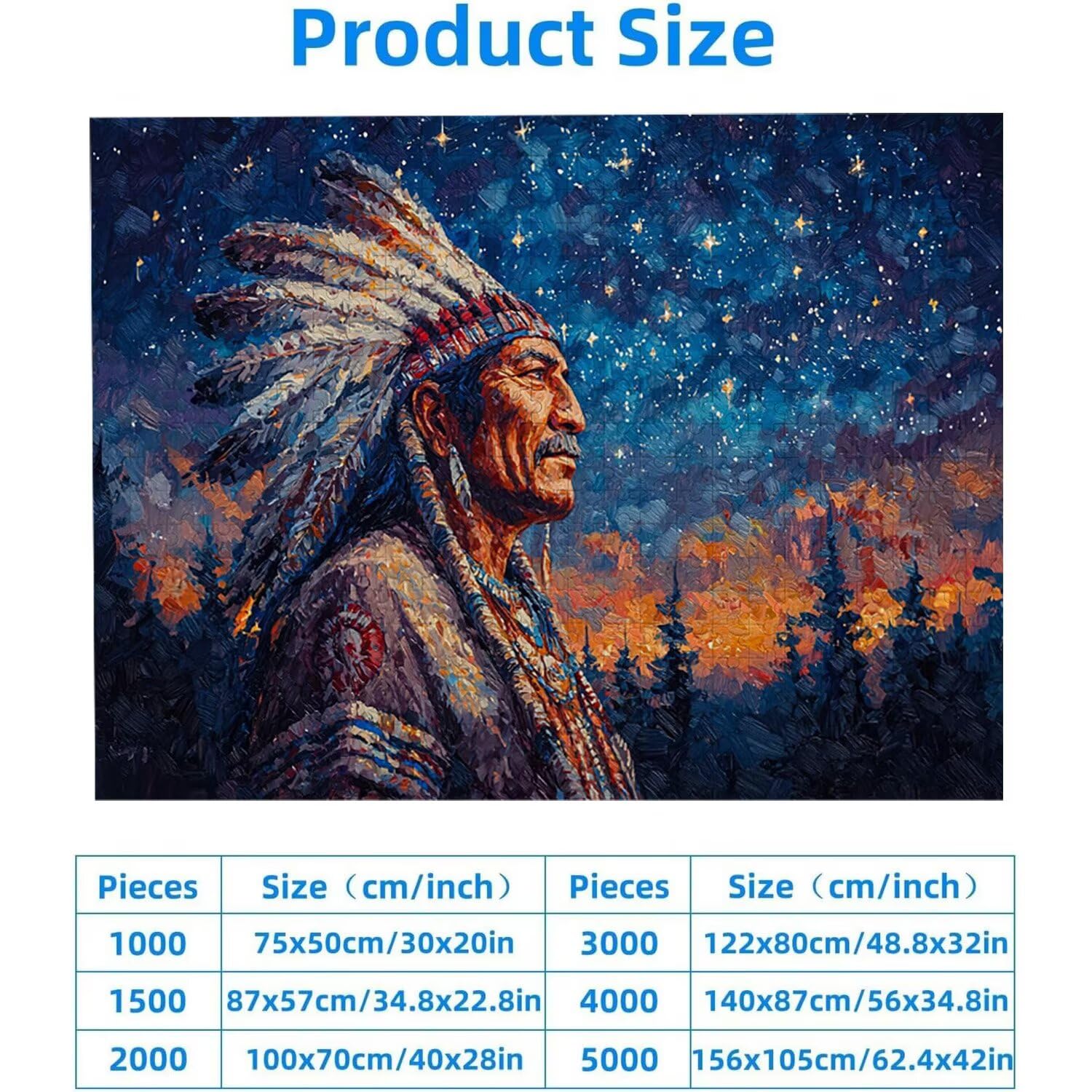 1000 sztuk puzzli, gwiezdne indyjskie 1000 sztuk puzzli dla dorosłych, prezent rocznicowy, prezent świąteczny, dekoracja domu, zapobieganie degeneracji mózgu u osób starszych v-910