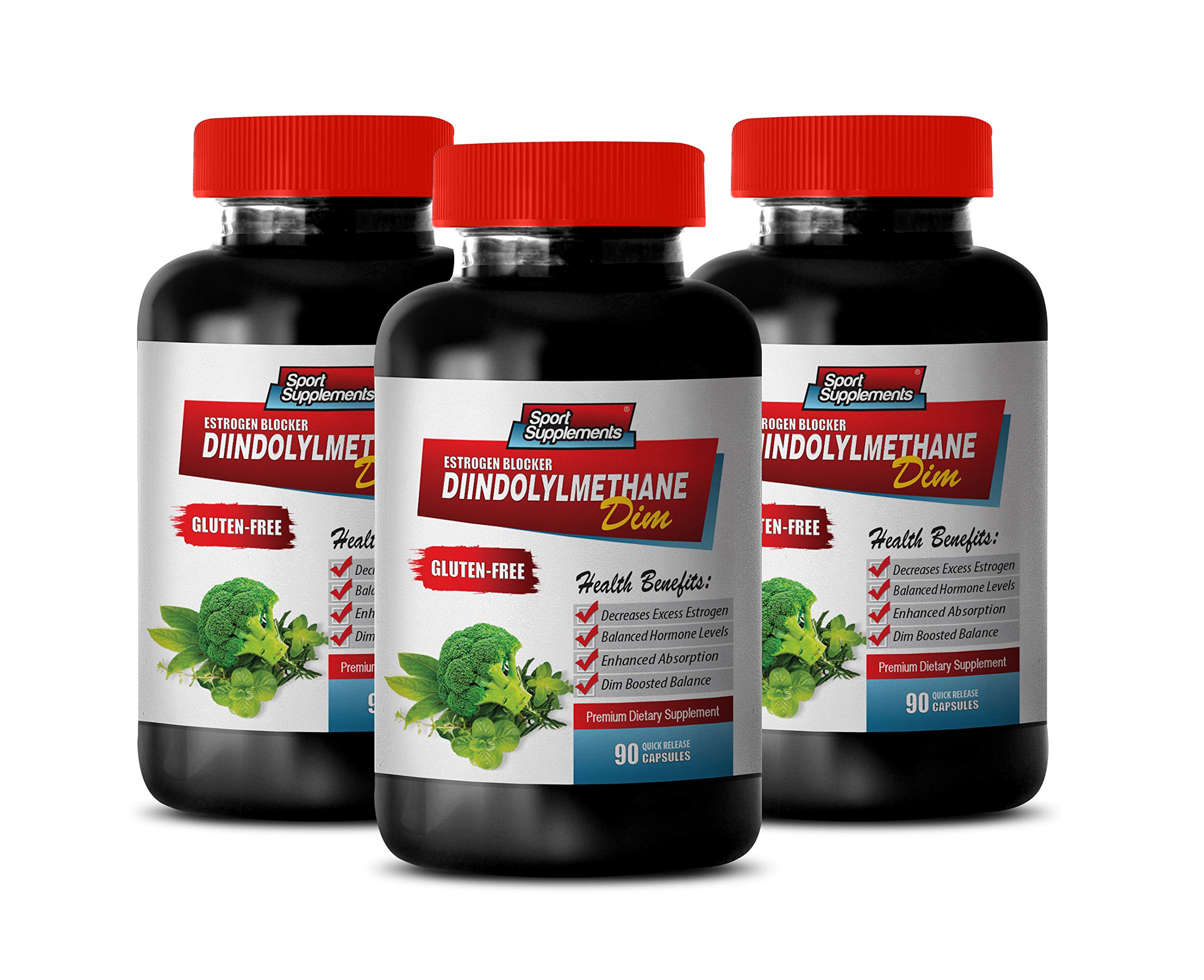 Liver Health Formula - DIM - Natural Estrogen Blocker - Gluten Free - Kale and Broccoli - Kale Pills