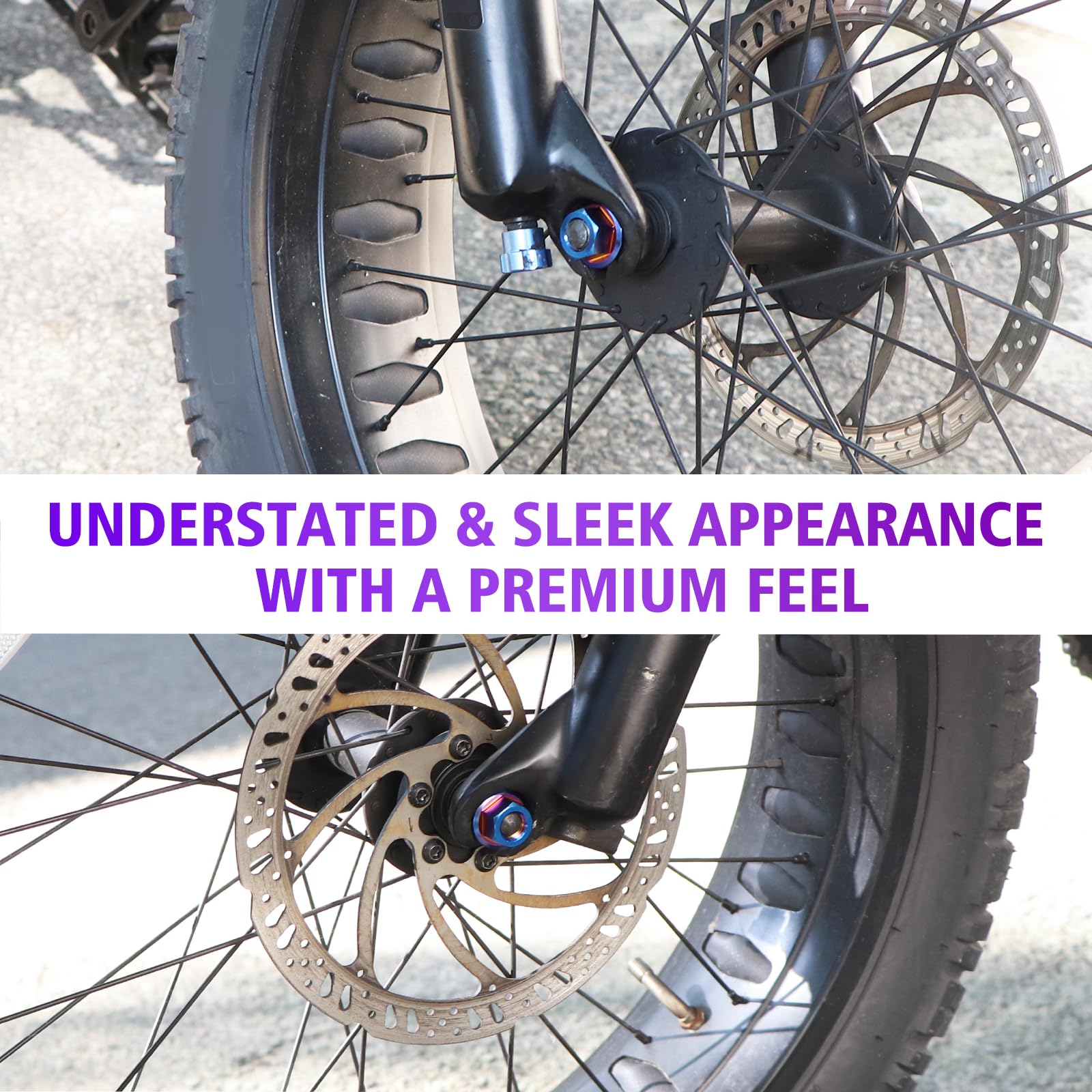 Amazon.com: YIBEICO 2PCS Titanium Front Axle Nuts for Super 73 Z1