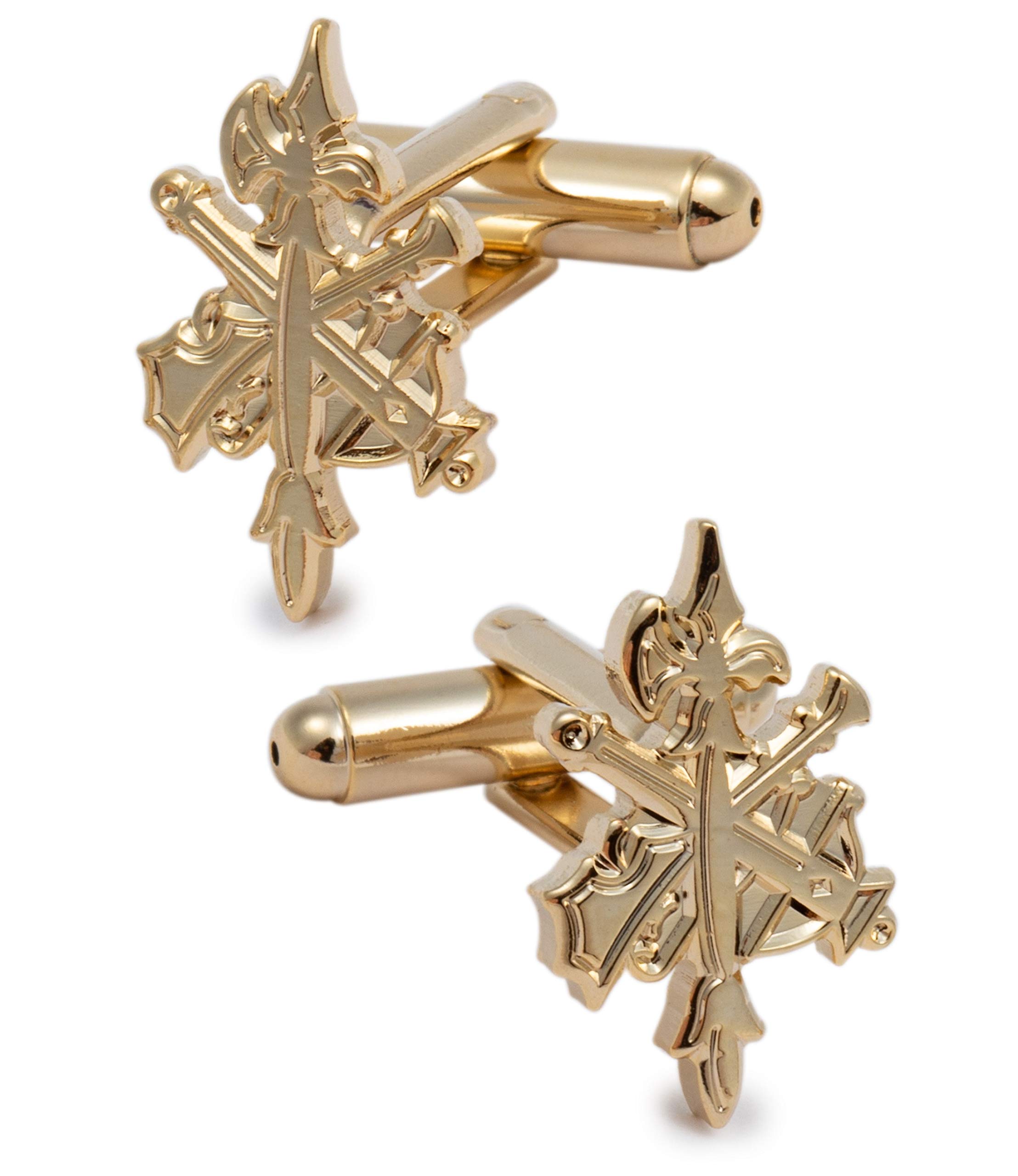Gemelolandia | Gemelos de Camisa Legion Española Dorado 20x12mm Gemelos Originales Para Camisas | Para Hombres y Niños | Regalos Para Bodas, Comuniones, Bautizos y Otros Eventos