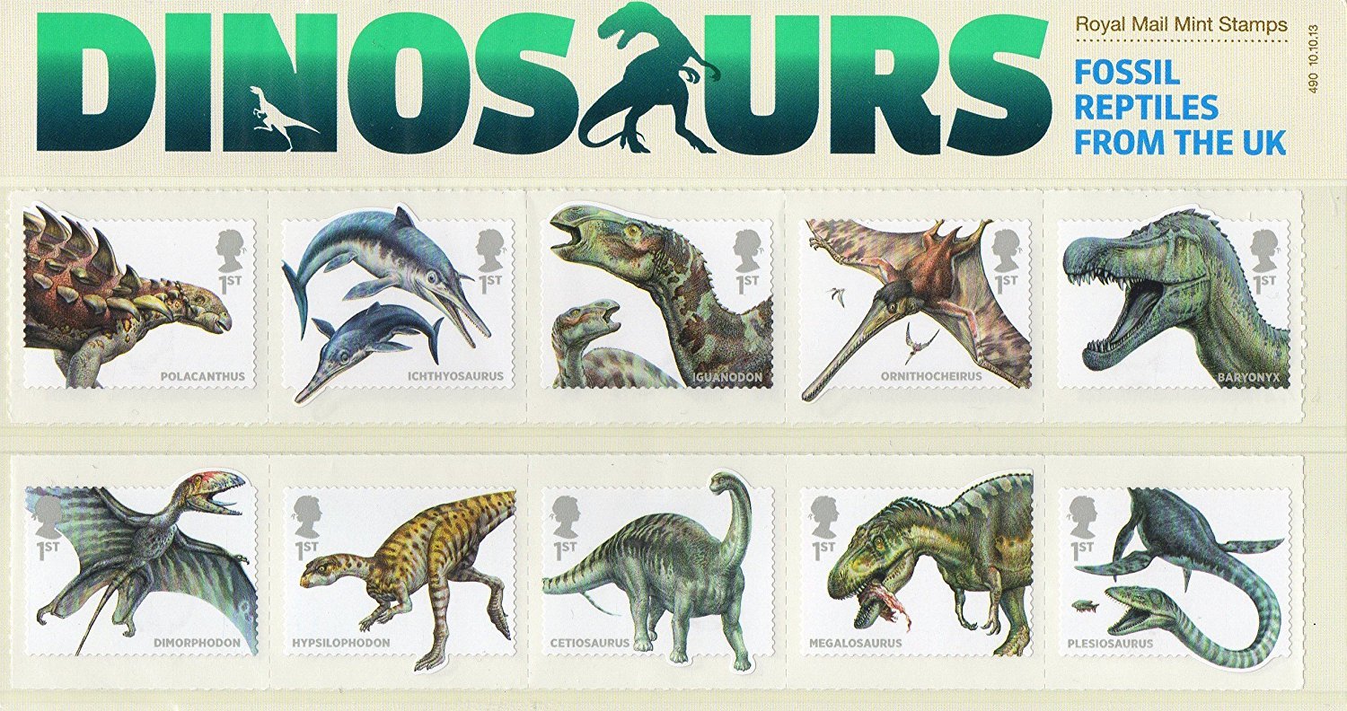 Dinosaures Présentation Pack N° 490 timbre collection collectionneur