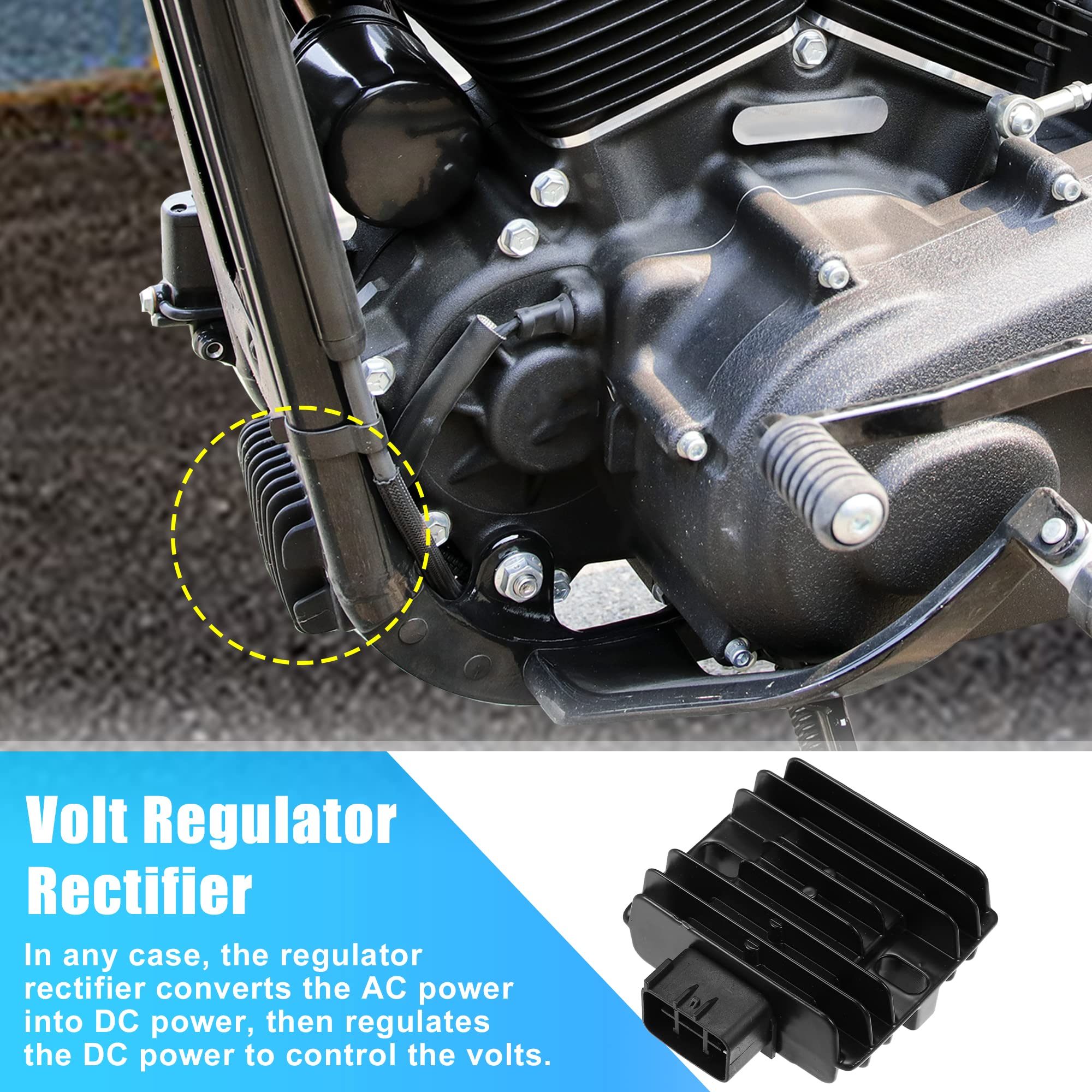 Amazon.com: X AUTOHAUX 21066-0010 21066-0039 Voltage Regulator