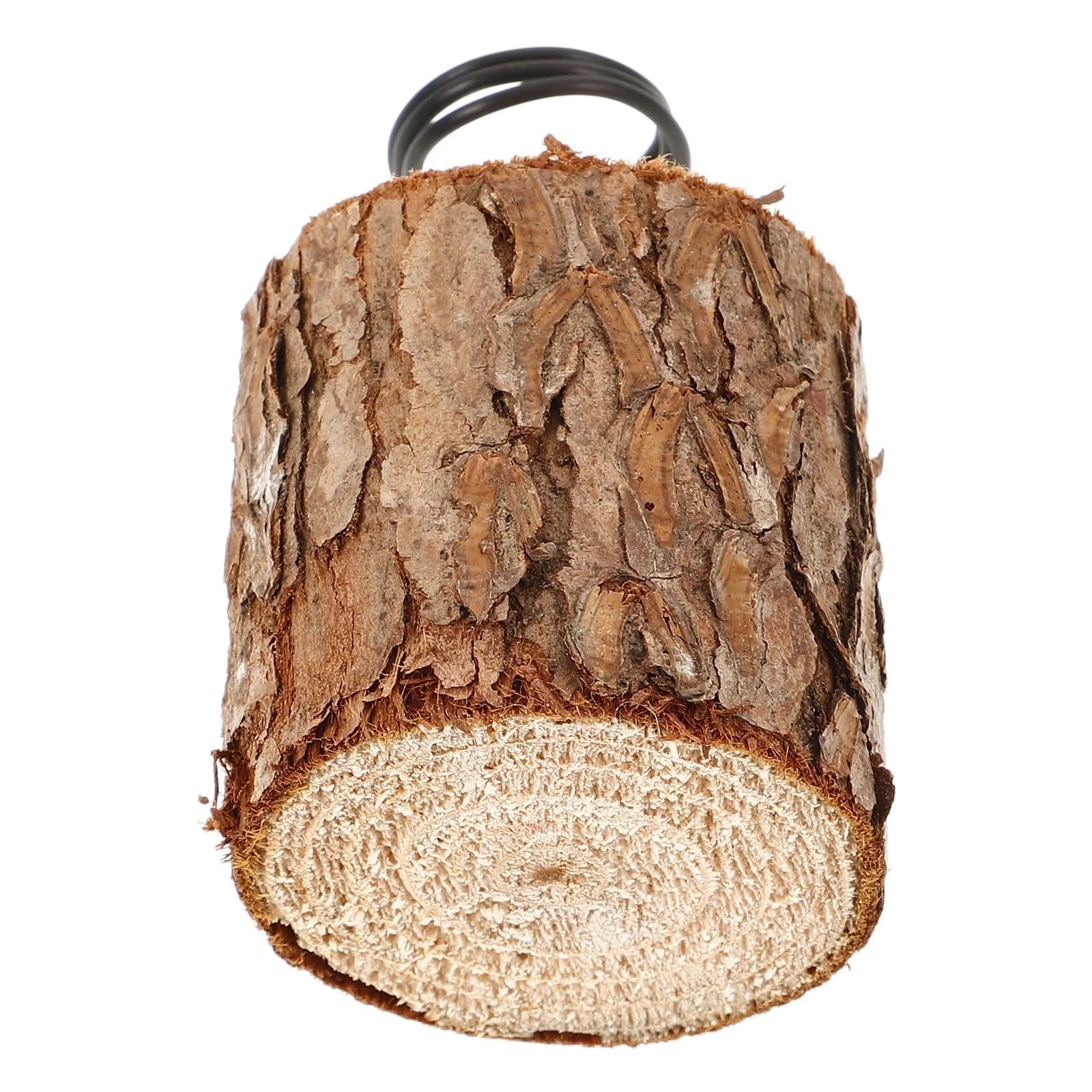 QuxetlRyz Wooden Tree Stump Decor Holder Wood Base Tabletop Display Stand For Home Office Decor Small Rack Air Plant Racks For