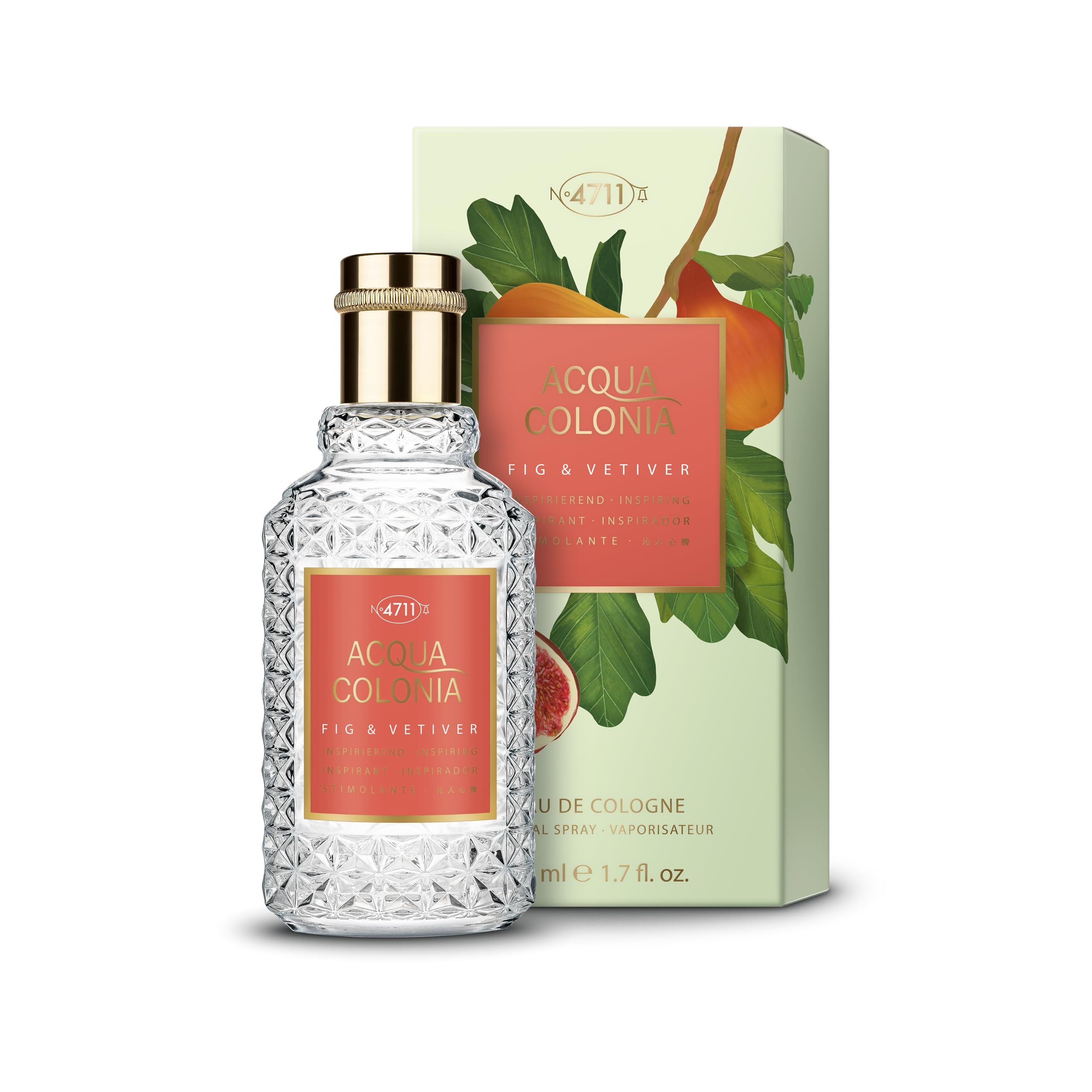 4711 Acqua Colonia® Fig & Vetiver | Eau de Cologne - inspirante - Bien-être pour les sens | 50 ml Natural Spray