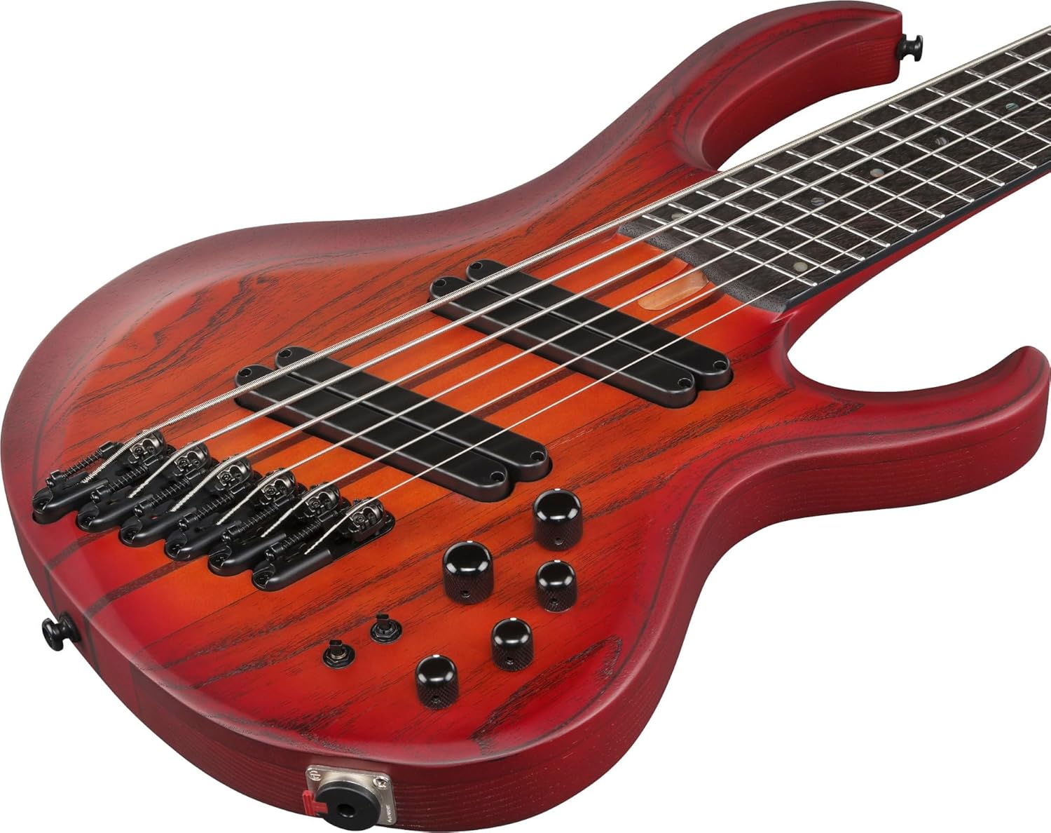 Ibanez Bass Workshop BTB866MS 6-string Electric Bass - Brown Topaz Burst Flat