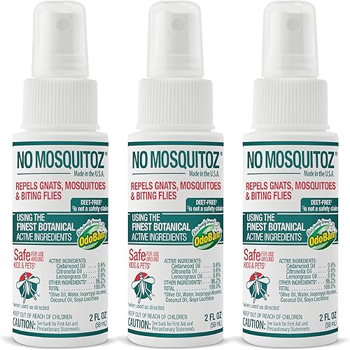 Miniatura 1 de No mosquitoz Spray 2oz por no mosquitoz Pack de 3