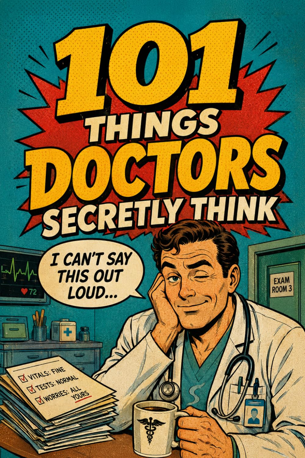 101 Things Doctors Secretly Think But Can’t Say Out Loud: A Funny Gift for Doctors and Medical Students Who’ve Seen It All