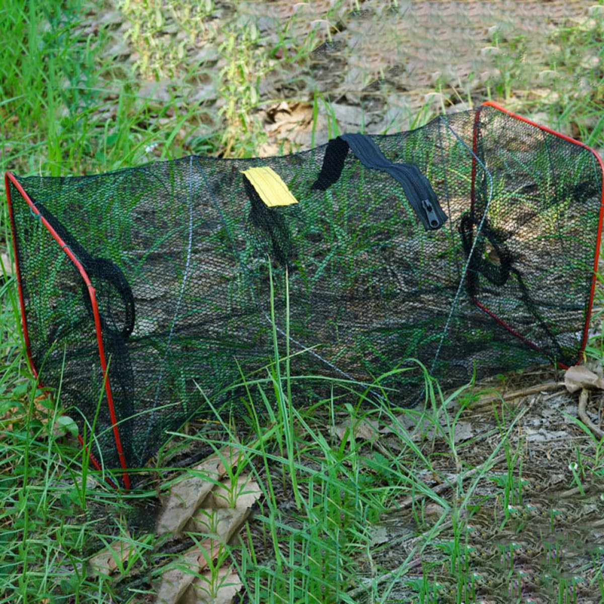 Trampa de Pesca Plegable 3 Piezas Red de Pesca Compacta 50x20x20 cm para Cangrejos Azules y Camarones