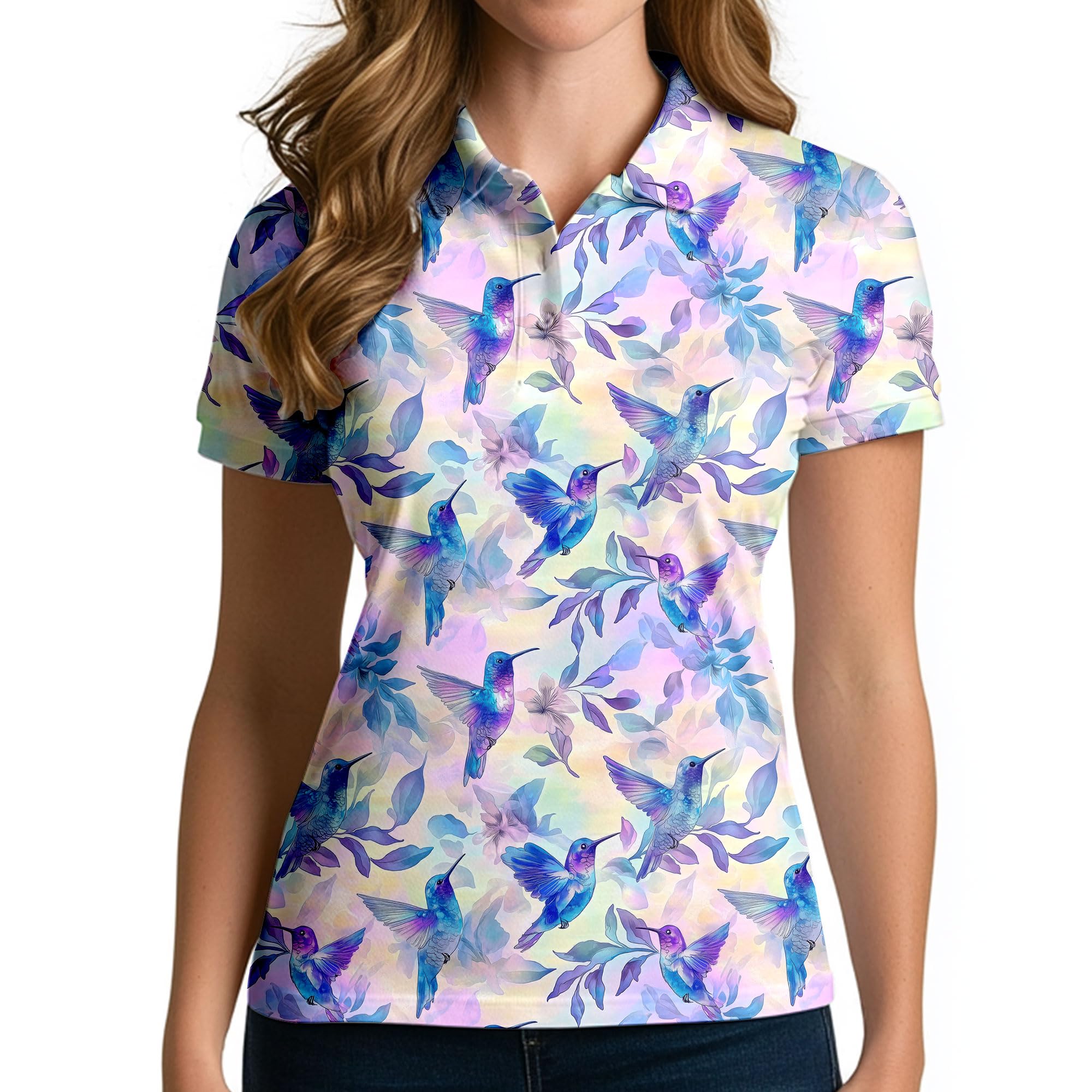 Womens Golf Shirt Short Sleeve Funny Golf Shirts for Woman Tennis Outfit