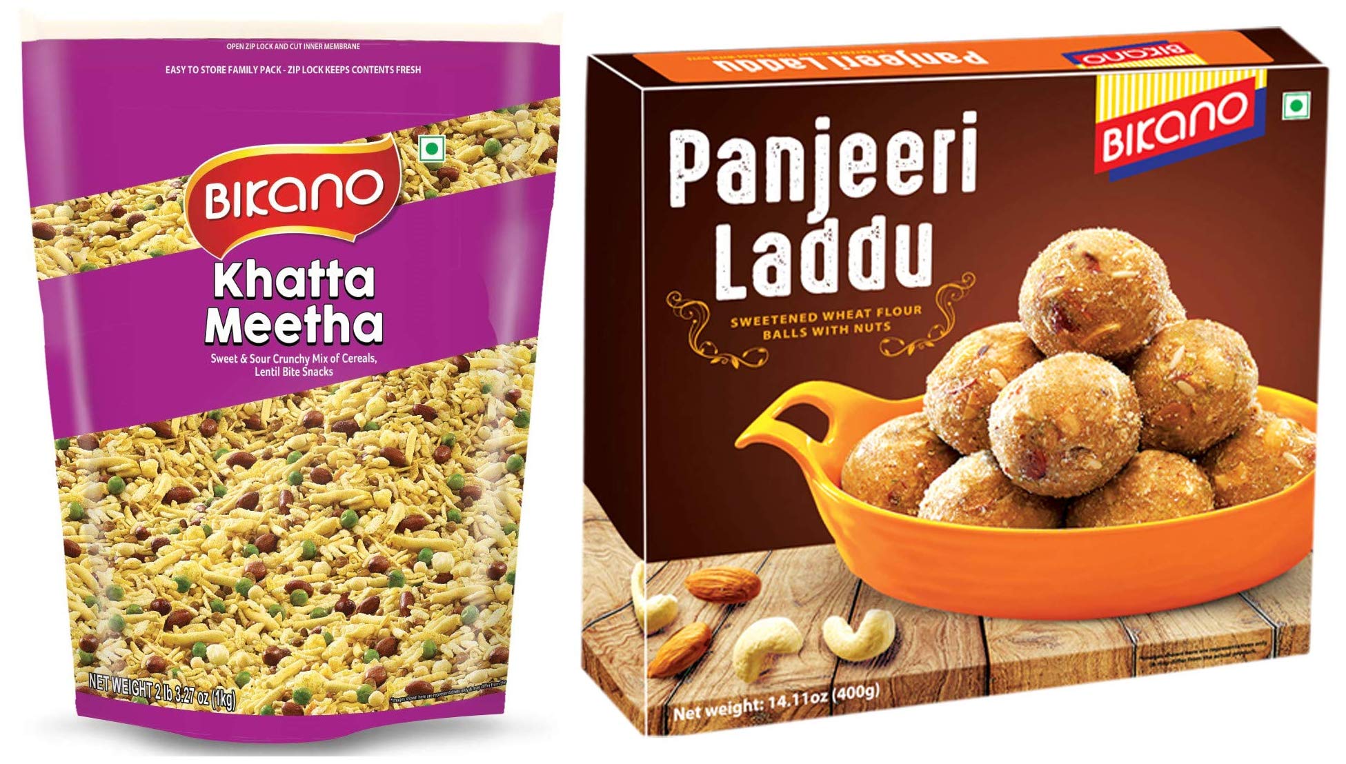 Bikano Khatta Meetha, 1kg and Panjeeri Laddu Special, 400g (B08CYFN4B8) Amazon Price History, Amazon Price Tracker