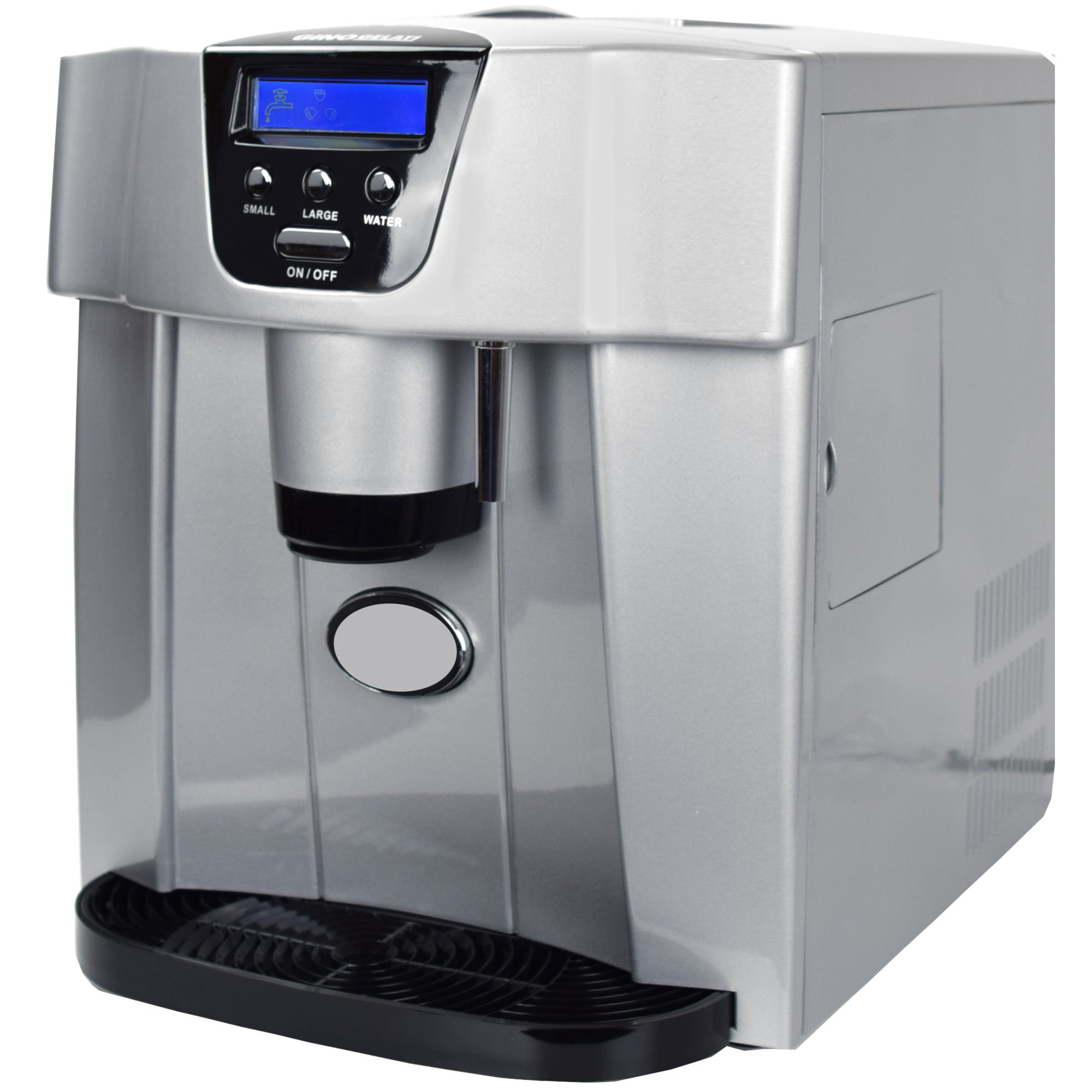 Gino Gelati GG-400 Water Digitaler Eiswürfelbereiter mit Eiswasserfunktion Eiswürfelmaschine