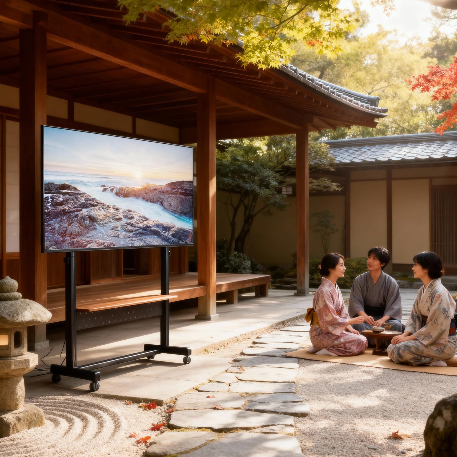 Amazon.co.jp: YASICA テレビスタンド キャスター付き 55-100インチ