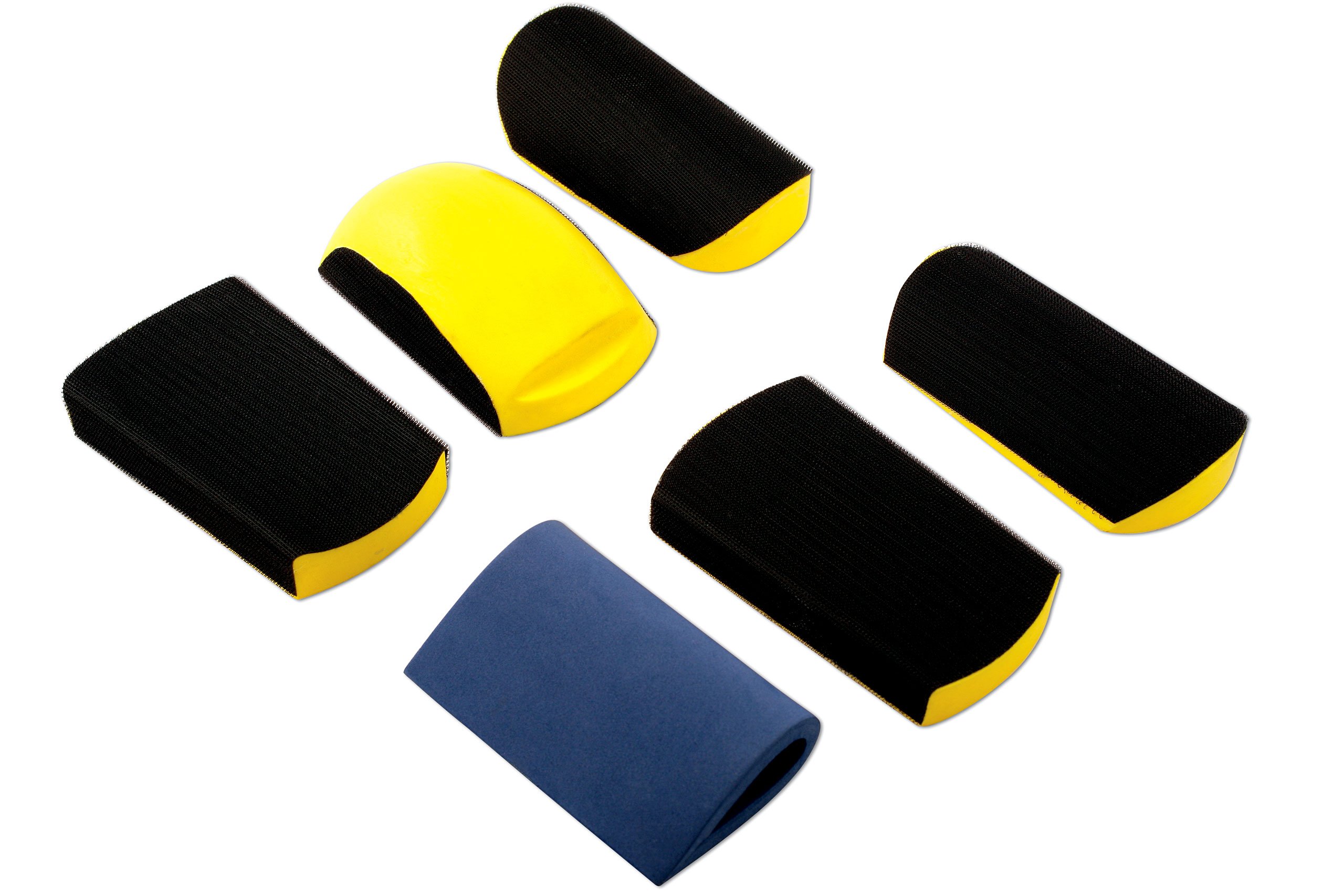 PowerTec 92328 Kit de Bloque de Lijado de 6 Piezas