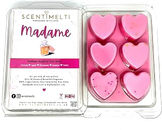 Madame Perfume Inspired Fragrance 75g Handmade Wax Melts - Strong Scented Soy Wax - Hand poured in Staffordshire UK - Vegan, Cruelty-free, Designer Dupe, 5 Star Reviewed