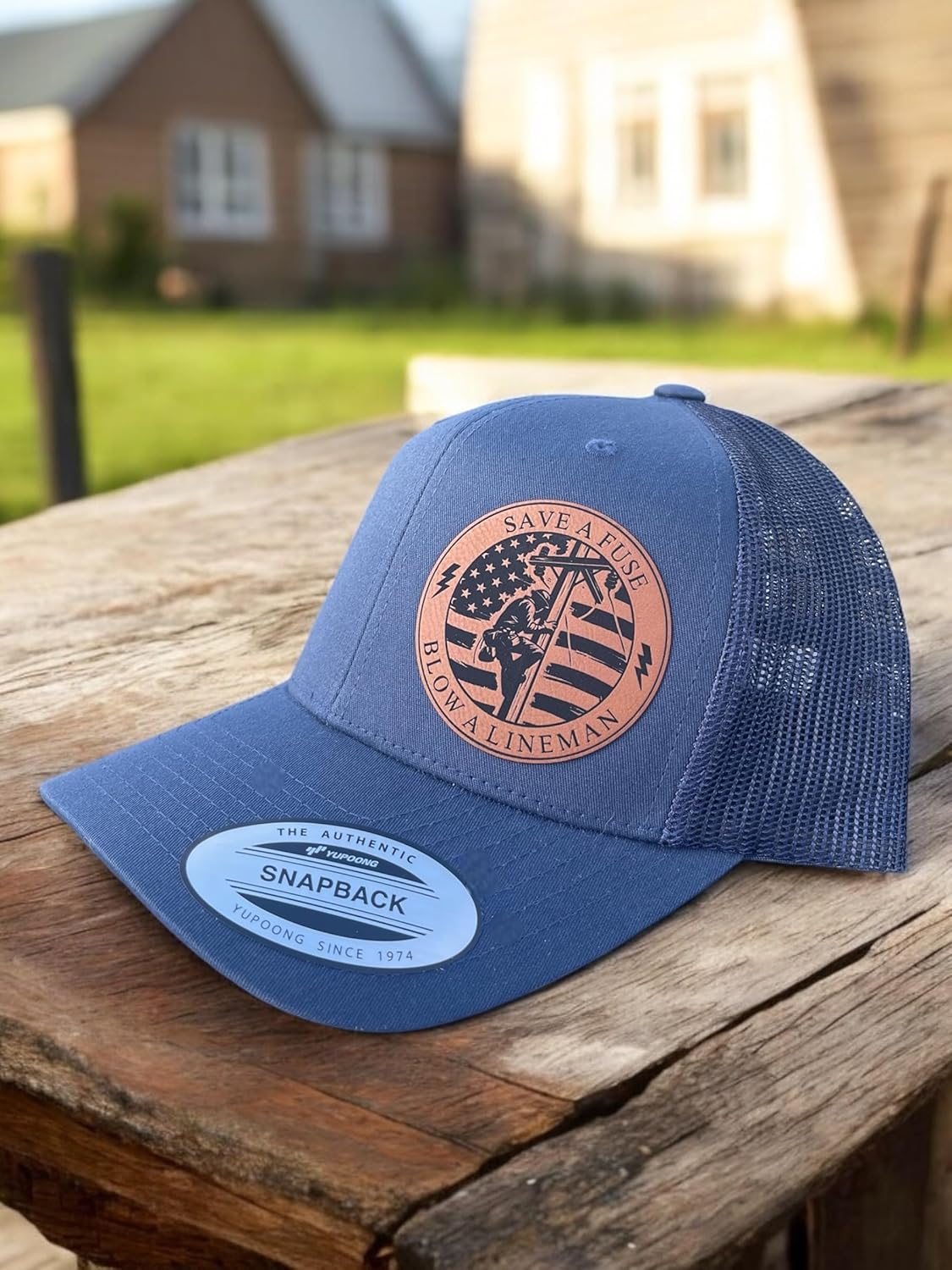 BUBBLEHEAD INK Lineman Gifts for Men, Lineman Hats for Men, Lineman Apparel, Power Lineman Gifts for Dad, Birthday