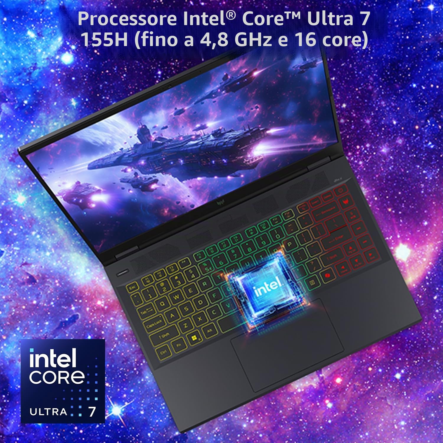 acer Predator Helios Neo 14 Gaming Laptop | Display WQXGA IPS 120Hz da 14,5 pollici | Alimentato dall'intelligenza artificiale | Processore Intel Core Ultra 7 155H | NVIDIA GeForce RTX 4060 | 16 GB