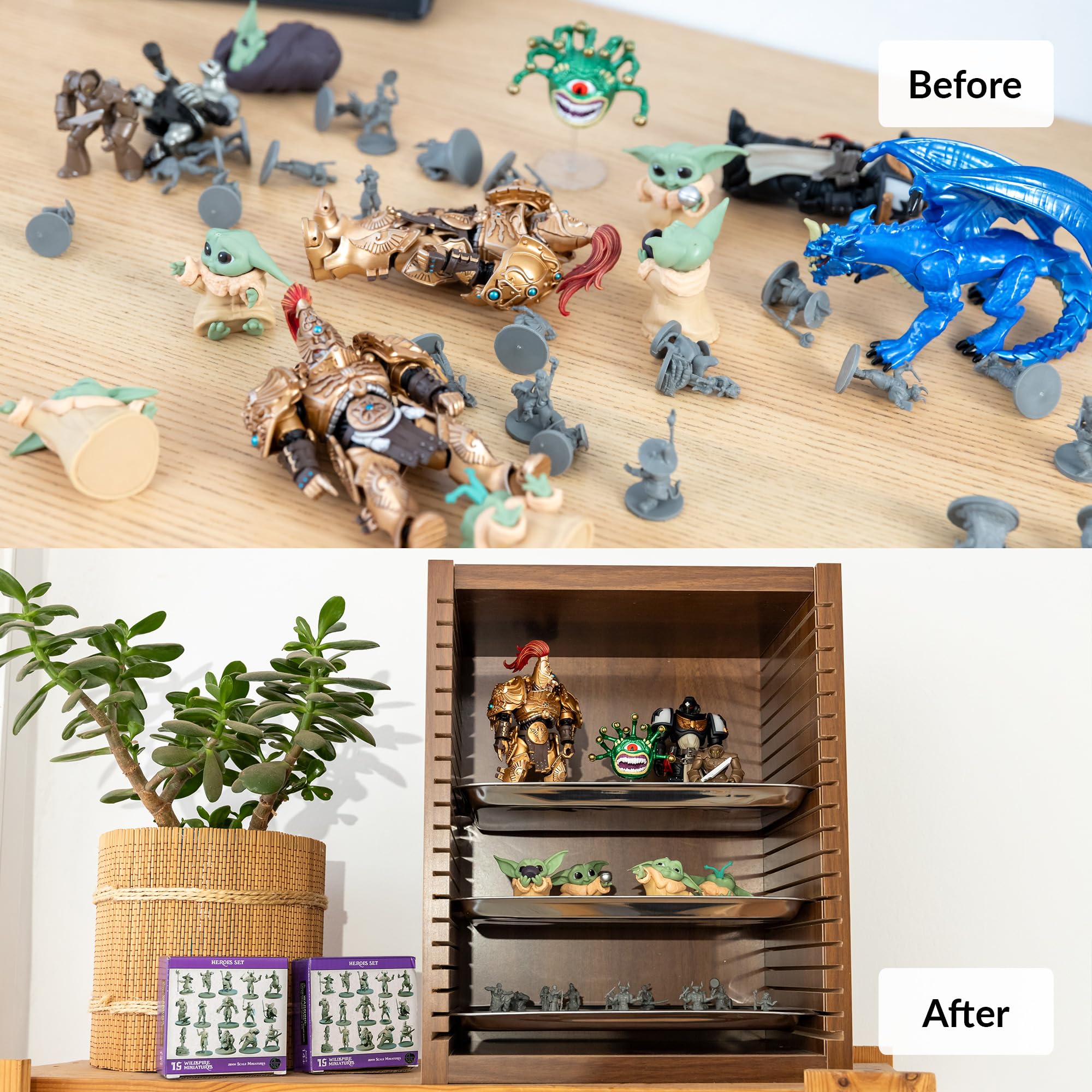 Valigetta Da Esposizione Per Oggetti Da Collezione | Conservate Le Vostre Figurine Da Collezione | Valigetta Per Miniature | Valigetta Da Trasporto Per Miniature | Miniature Storage Case V2
