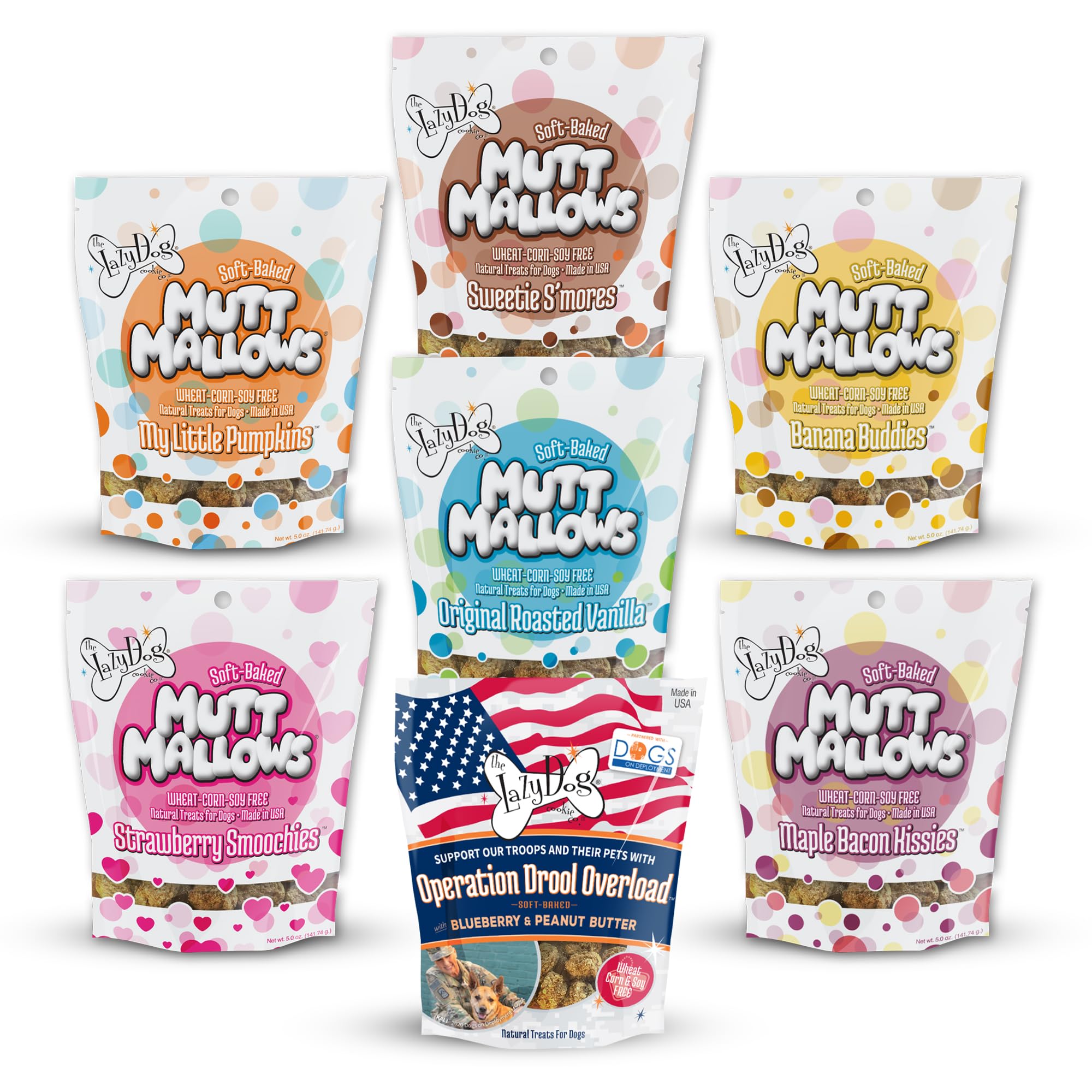 Buy The Lazy Dog Cookie Company Mutt Mallows Soft Baked Dog Treats