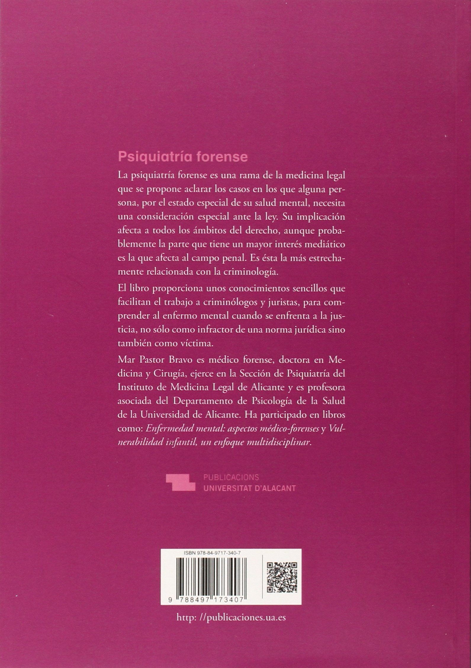 Psiquiatría forense (Textos docentes)