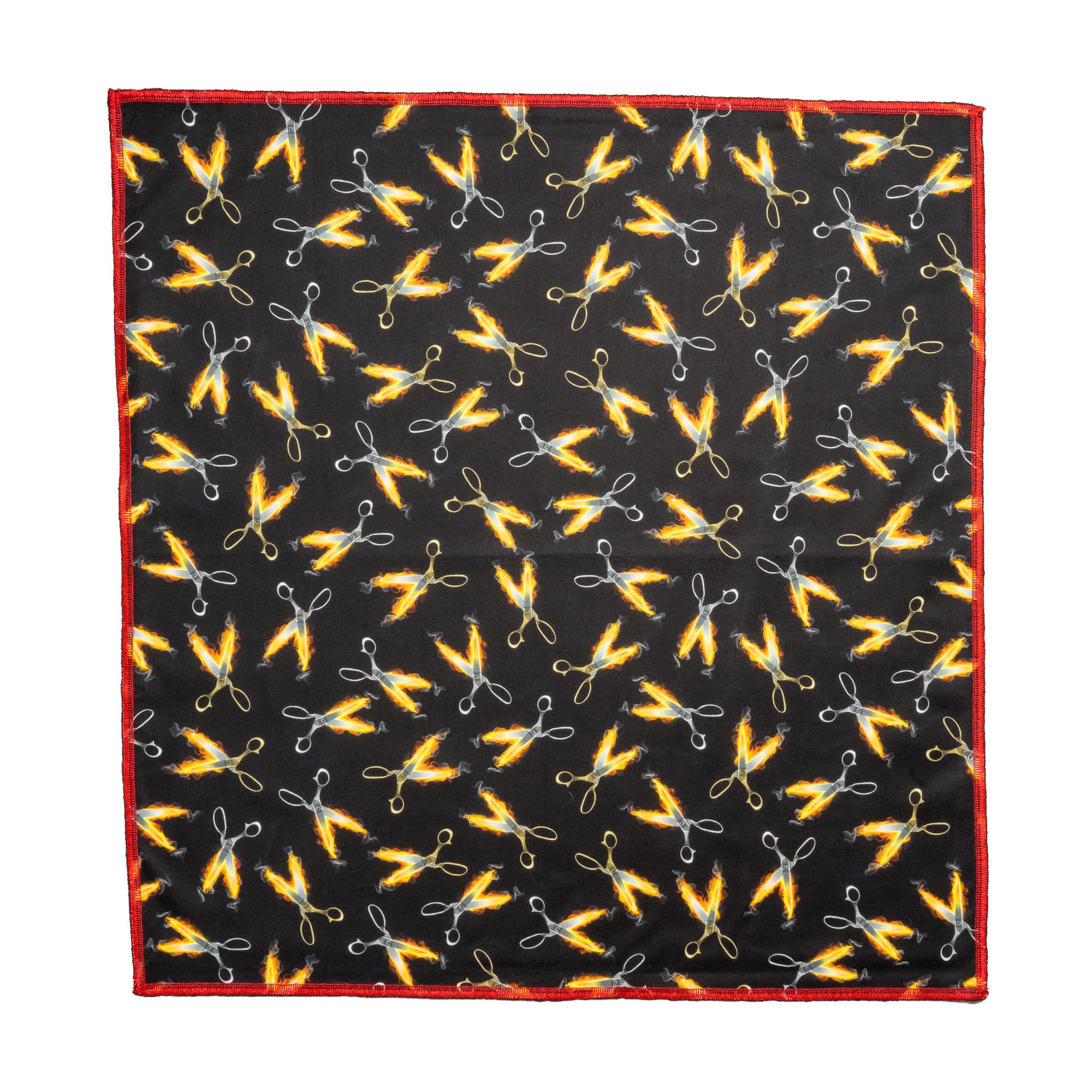 Flaming Scissors Fire Bandana