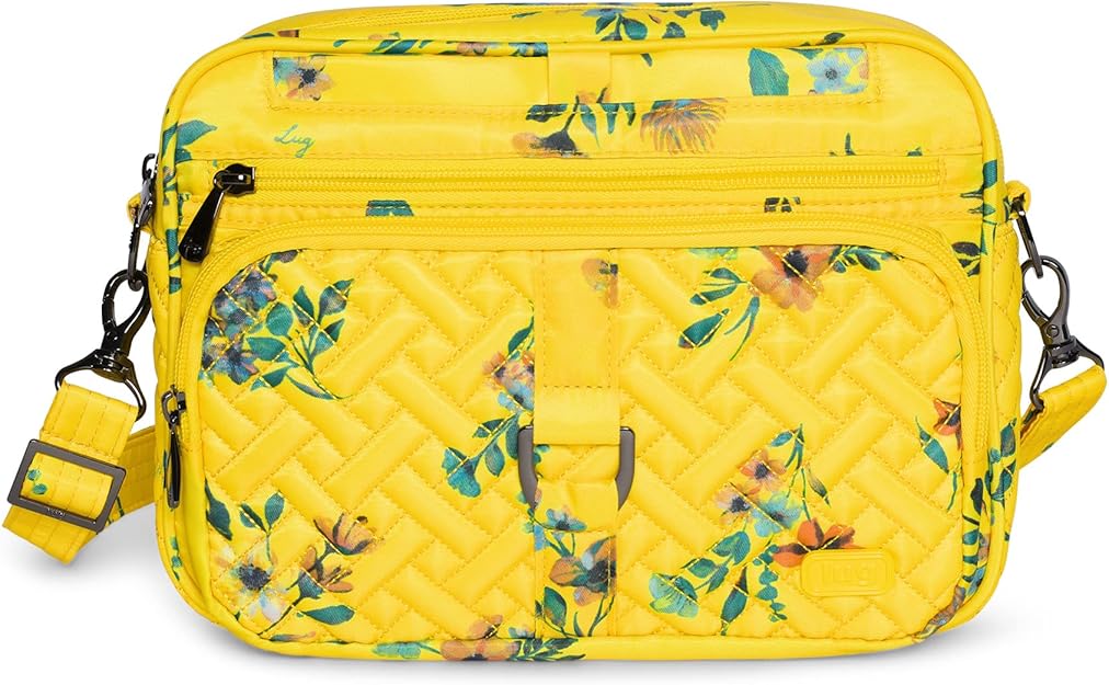 Lug Carousel Xl, Bouquet Yellow Handbags