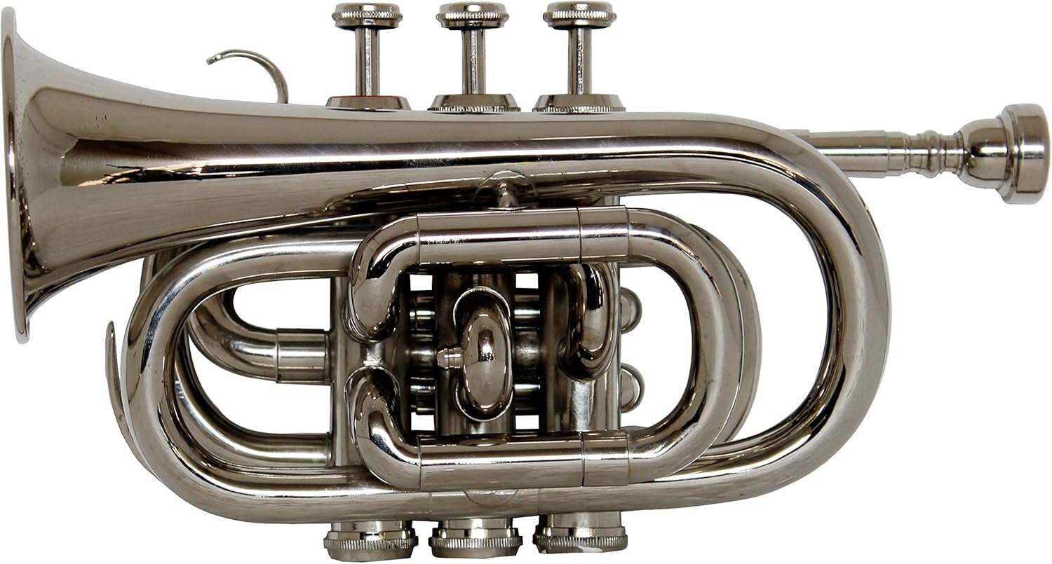 SHREYAS POCKET TRUMPET B-FLAT NICKEL