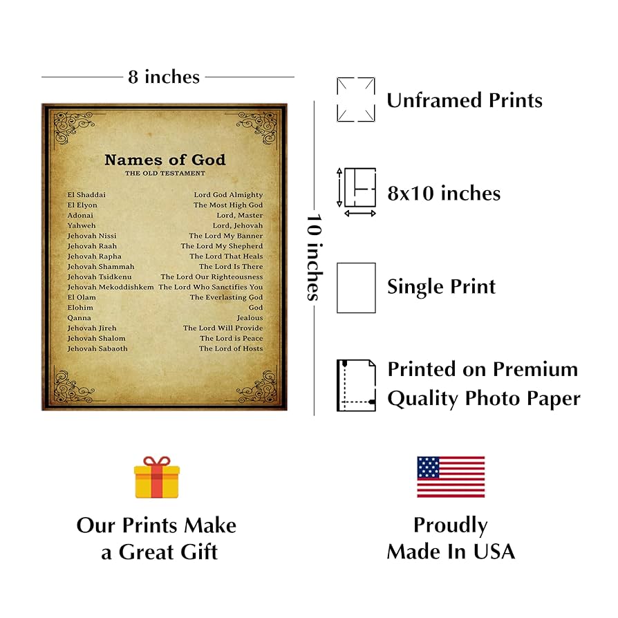 amazon-com-names-of-god-christian-wall-art-decor-inspirational-bible-verse-art-print-for-home-office-church-living-room-bedroom-decor-unframed-8-x-10-inches-home-kitchen for Free Printable Names Of God Amazon.com: Names of God Christian Wall Art Decor - Inspirational Bible Verse Art Print for Home, Office, Church, Living Room & Bedroom Decor (Unframed, 8 x 10 inches) : Home & Kitchen for Free Printable Names Of God