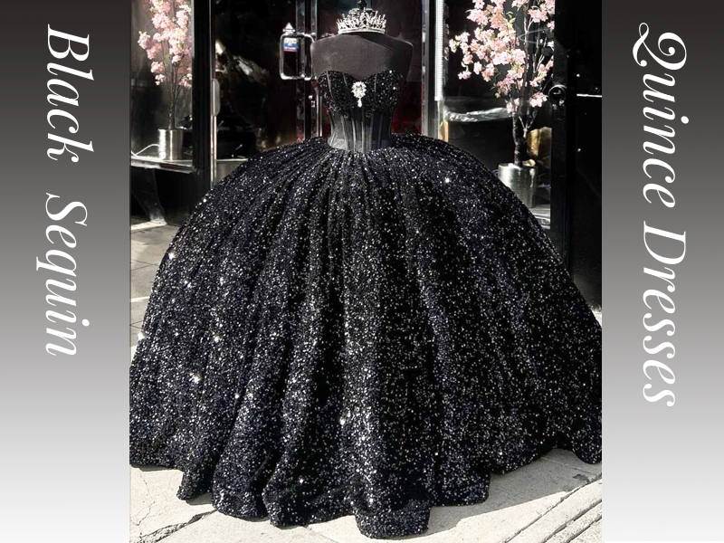 princess polly baby blue dress Black Quinceañera Dresses | Black Quince Dresses main image 0