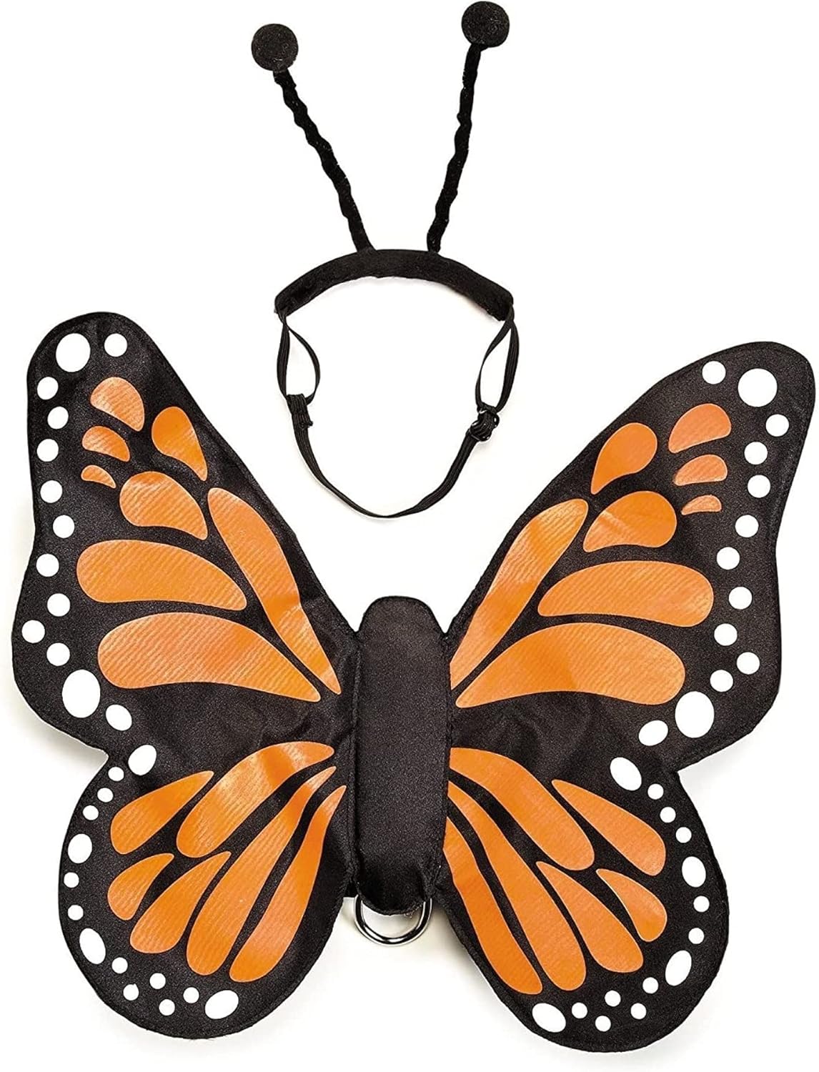 Zack & Zoey Butterfly Glow Harness Costume for Dogs, Large