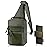 M-Tac CCW Sling Bag for Men & Women - EDC Shoulder Bag Tactical - Crossbody Concealed Carry Bag - Mens Chest Pack (Olive Loop Panel)