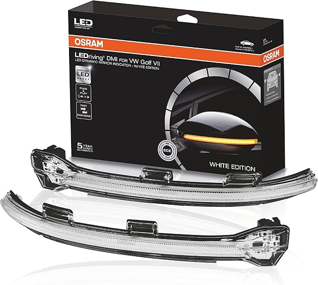 Osram LEDDMI 5G0 WT S LEDriving Dynamic LED Mirror Indicator -White Edition, Set of 2