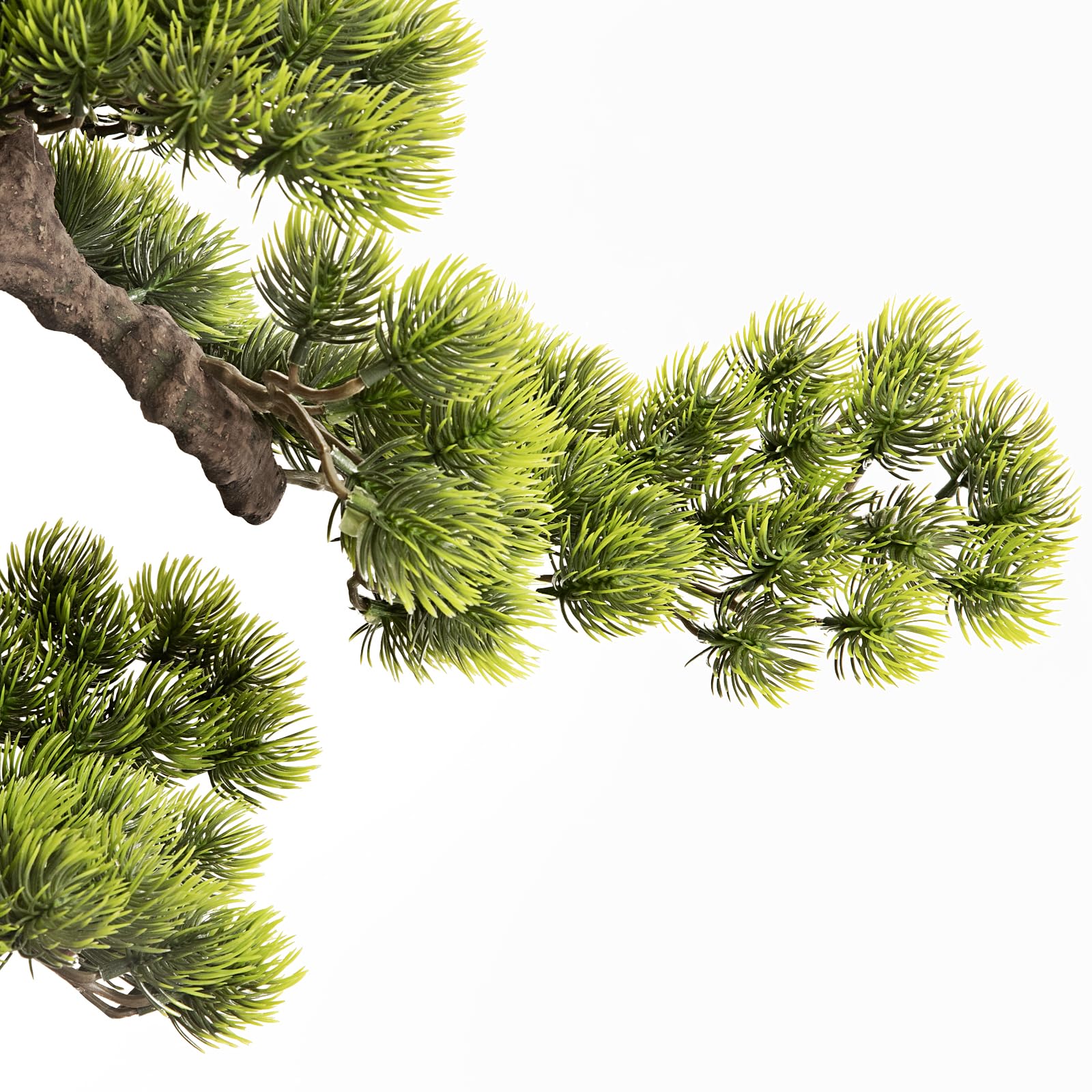 Planta de bonsái artificial, plantas grandes de enebro sintético de 20 pulgadas, plantas de pino sintético en maceta, decoración de interiores para oficina, escritorio, mesa del hogar, árbol bonsái de